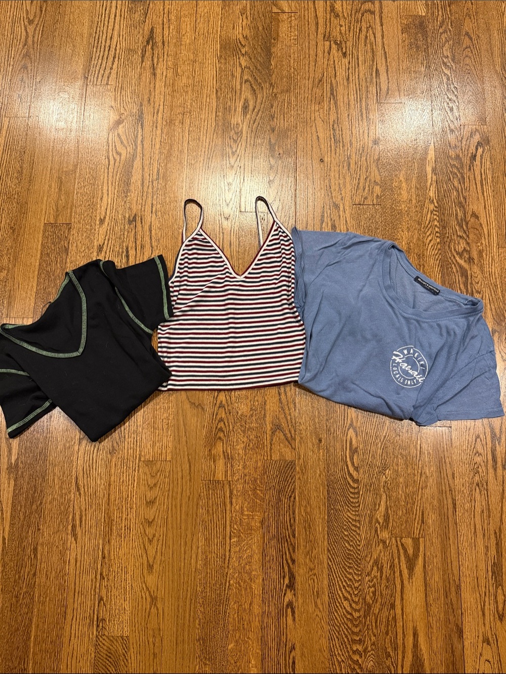 Brandy Melville bundle of 3 women’s tops - one size